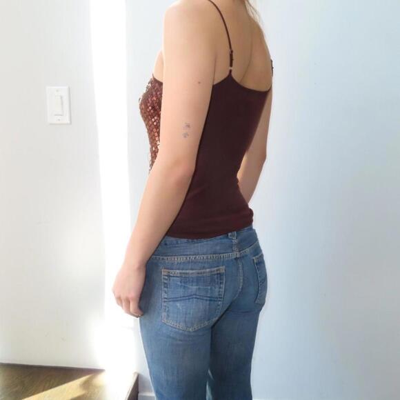 Say What? Women's Brown Shirt - Picture 3 of 5